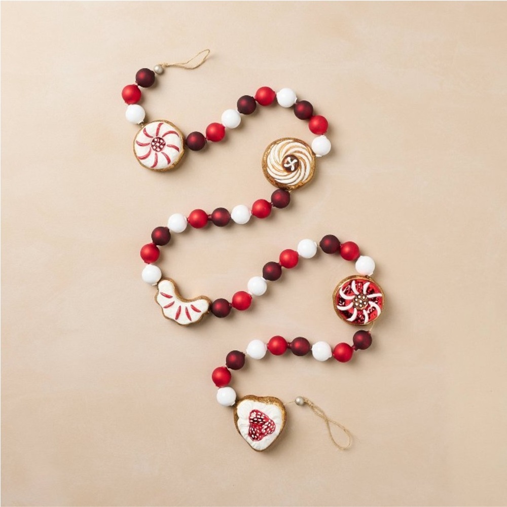 John Derian for Target Christmas 60” Glass Cookie Garland